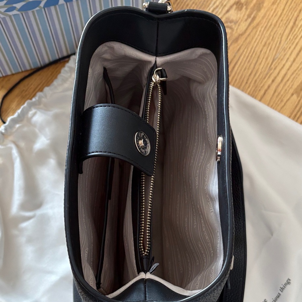 Kate Spade Black Textured Shoulder Bag - Picture 6 of 7